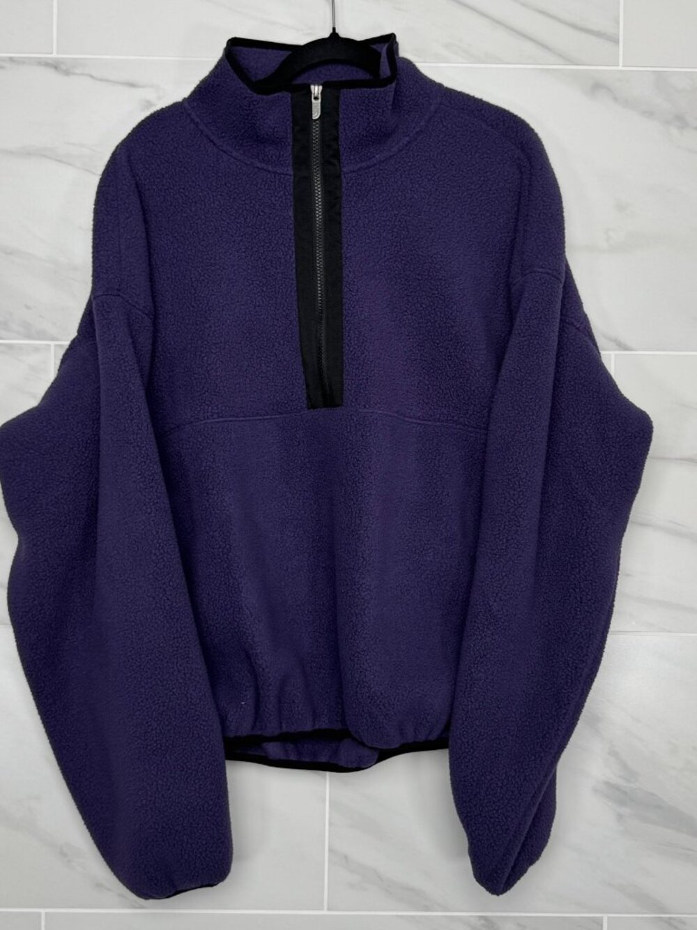 The North Face Red Box 1/2 Zip Fleece 'Eternal Purple' NF0A8EGC1JI size L